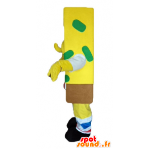 スポンジボブのマスコット、黄色の漫画のキャラクター-MASFR23598-スポンジボブのマスコット