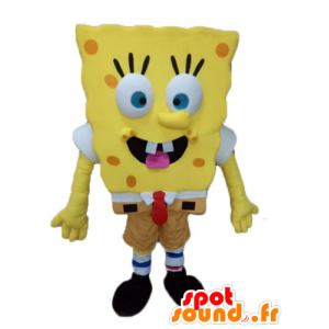 Bob Esponja mascota, personaje de dibujos animados de color amarillo