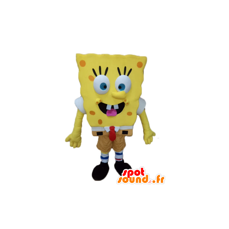 SpongeBob mascotte, carattere fumetto giallo - MASFR23599 - Mascotte Sponge Bob