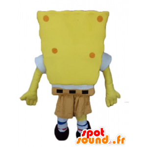 Mascotte de Bob l'éponge, personnage jaune de dessin animé - MASFR23599 - Mascottes Bob l'éponge