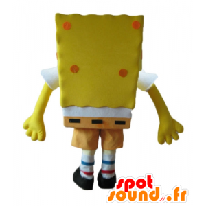 Svampbob maskot, gul seriefigur - Spotsound maskot