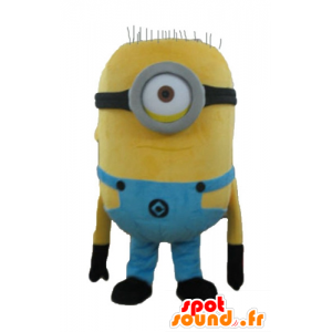 Minion mascot, famous yellow cartoon character - MASFR23601 - Mascots famous characters