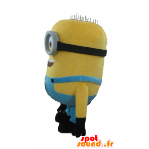 Minion maskot, berømt gul tegneseriefigur - Spotsound maskot