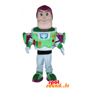 Mascot Buzz Lightyear, berømt karakter fra Toy Story -