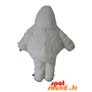 Mascota del Yeti blanco y azul, monstruo peludo - MASFR23615 - Mascotas de los monstruos