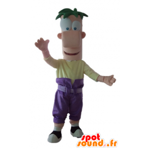 Mascotte grote grappige vent en lachend - MASFR23618 - Niet-ingedeelde Mascottes