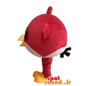 Red Bird mascot, the famous game Angry birds - MASFR23622 - Mascots famous characters