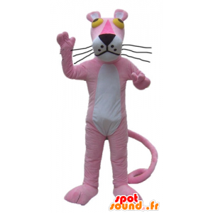 ピンクの豹のマスコット、漫画のキャラクター-MASFR23625-有名なキャラクターのマスコット