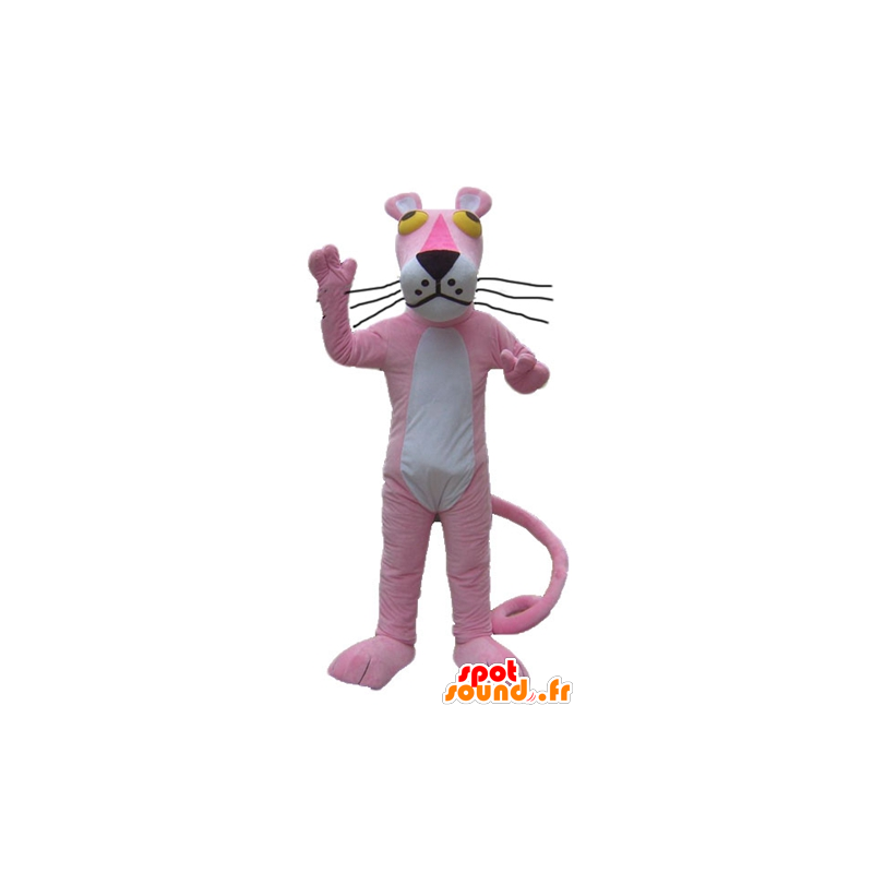 Mascot av Pink Panther, tegneseriefigur - MASFR23625 - kjendiser Maskoter