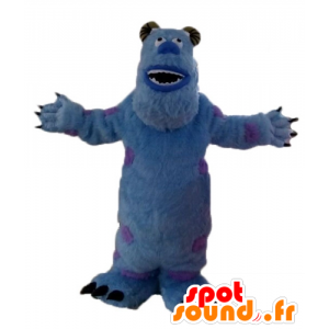 Mascot Sully, alle harige blauwe monster van Monsters en Co. - MASFR23626 - mascottes monsters