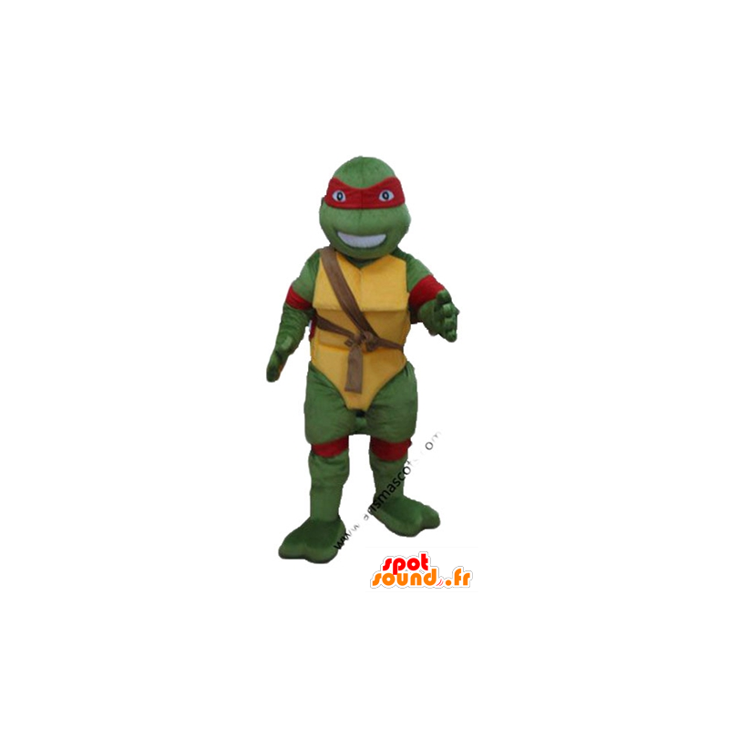 Mascot Raphael, de beroemde ninja schildpad rode hoofdband - MASFR23629 - Celebrities Mascottes