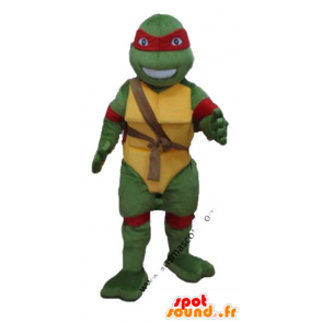 Mascot Raphael, de beroemde ninja schildpad rode hoofdband - MASFR23629 - Celebrities Mascottes