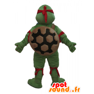 Mascot Raphael, de beroemde ninja schildpad rode hoofdband - MASFR23629 - Celebrities Mascottes