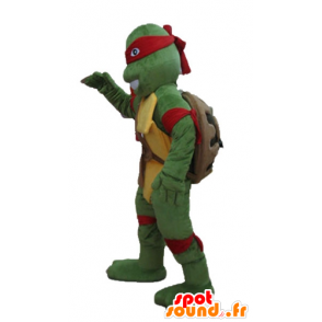 Mascot Raphael, a cabeça vermelha famosa tartaruga ninja - MASFR23629 - Celebridades Mascotes