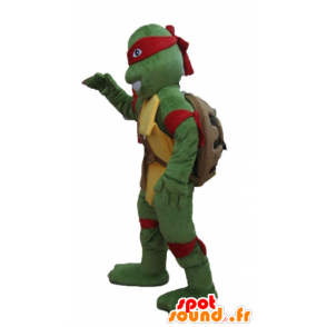 Mascot Raphael, de beroemde ninja schildpad rode hoofdband - MASFR23629 - Celebrities Mascottes