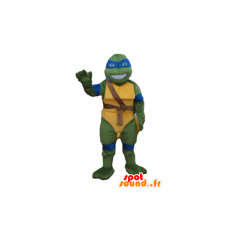 Mascot Leonardo, beroemde Blue Turtle Ninja Turtles - MASFR23630 - Celebrities Mascottes