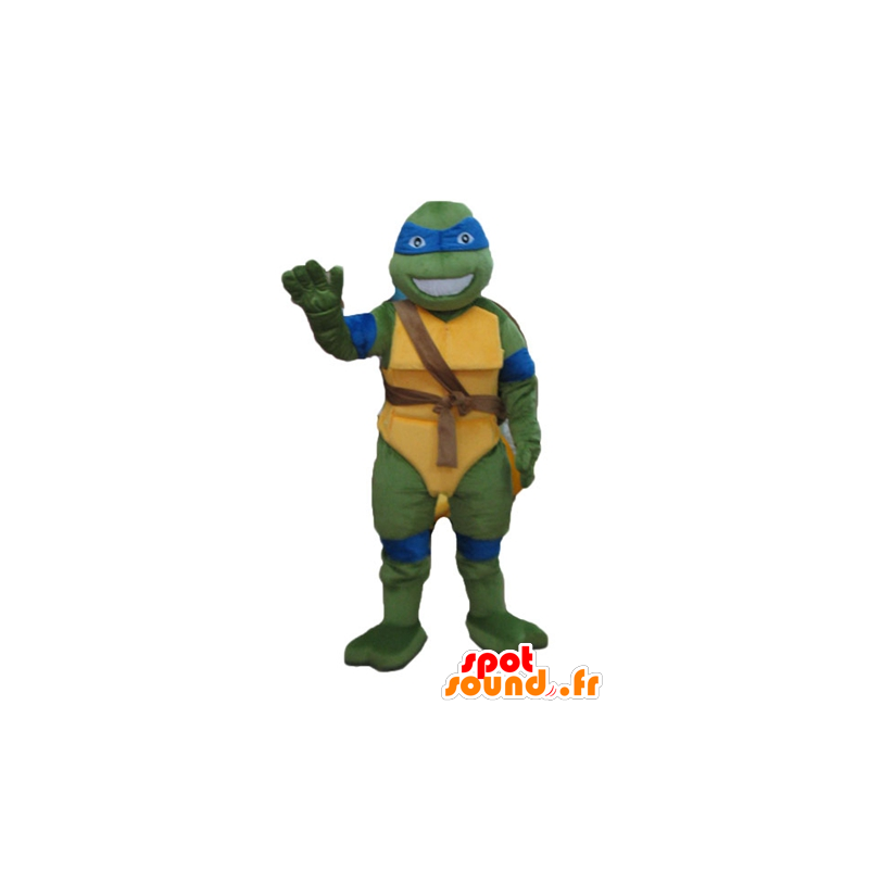 Mascot Leonardo, famous Blue Turtle Ninja Turtles - MASFR23630 - Mascots famous characters