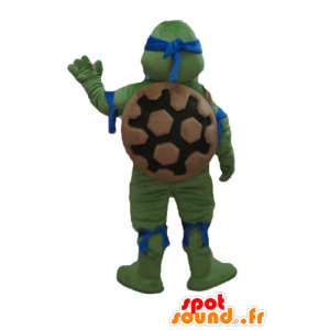 Mascot Leonardo, kuuluisa Blue Turtle Ninja Turtles - MASFR23630 - julkkikset Maskotteja