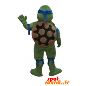 Mascotte Leonardo, famoso Tartaruga Blu Ninja Turtles - MASFR23630 - Famosi personaggi mascotte