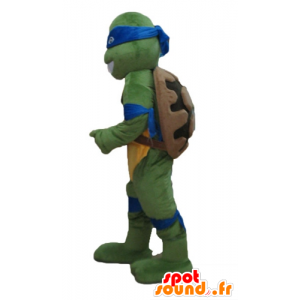 Mascot Leonardo, berühmten Blue Turtle Ninja Turtles - MASFR23630 - Maskottchen berühmte Persönlichkeiten