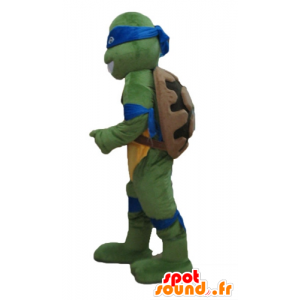 Mascot Leonardo, famous Blue Turtle Ninja Turtles - MASFR23630 - Mascots famous characters