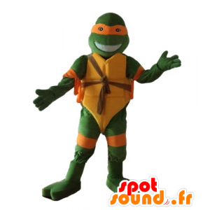 Mascot av Michelangelo, den berømte oransje turtle ninja turtles - MASFR23631 - kjendiser Maskoter