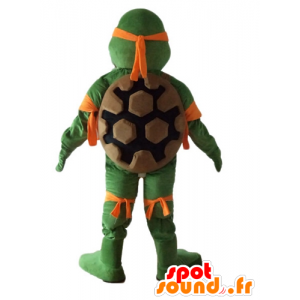 Mascote de Michelangelo, as famosas tartarugas ninja laranja tartaruga - MASFR23631 - Celebridades Mascotes