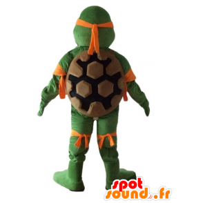 Mascot av Michelangelo, den berømte oransje turtle ninja turtles - MASFR23631 - kjendiser Maskoter