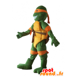Maskotti Michelangelo, kuuluisan oranssin kilpikonna Ninja Turtles - MASFR23631 - julkkikset Maskotteja