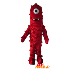 Mascot cíclope exóticas, gigante roja y divertido - MASFR23634 - Mascotas sin clasificar