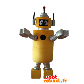 Mascot Plex, the yellow robot Yo Gabba Gabba - MASFR23636 - Mascots Yo Gabba Gabba