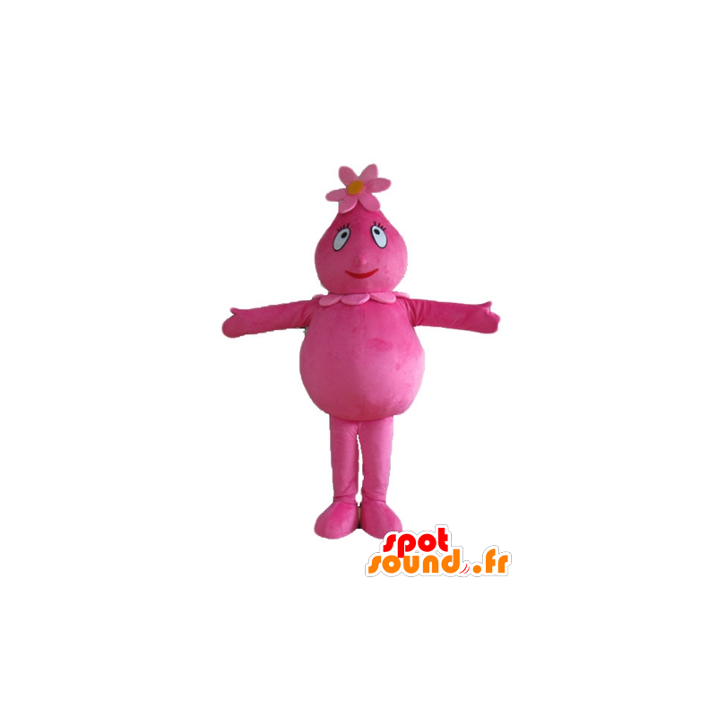 Mascot Barbabelle beroemde roze karakter Barbapapa - MASFR23637 - Celebrities Mascottes