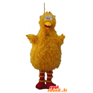 Mascot Gran pájaro, pájaro amarillo famosa Plaza Sésamo - MASFR23638 - Personajes famosos de mascotas