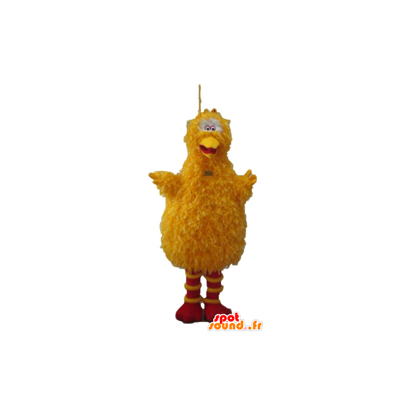 Mascot Grande uccello, uccello giallo famoso Sesame Street - MASFR23638 - Famosi personaggi mascotte