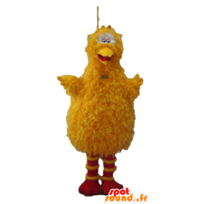 Big Bird maskot, berømte gule fuglen fra Sesame Street - MASFR23638 - kjendiser Maskoter