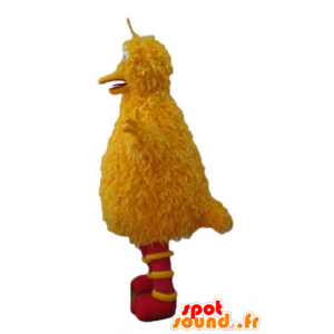 Big Bird maskot, berømte gule fuglen fra Sesame Street - MASFR23638 - kjendiser Maskoter