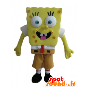 Mascot SpongeBob, caráter amarelo dos desenhos animados - MASFR23639 - Mascotes Bob Esponja