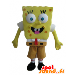 Mascot SpongeBob, caráter amarelo dos desenhos animados - MASFR23639 - Mascotes Bob Esponja