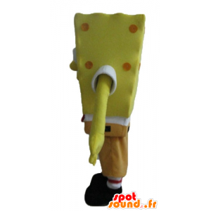 Maskot SpongeBob, žlutá kreslená postavička - MASFR23639 - Bob houba Maskoti