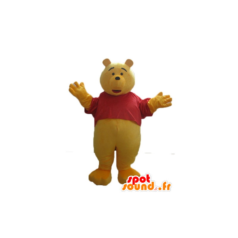 Mascot Winnie the Pooh, famous cartoon Yellow Bear - MASFR23640 - Mascots Winnie the Pooh