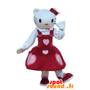 Mascot Hello Kitty, the famous cartoon cat