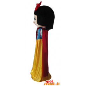 Maskot Snow White, slavný Disney princess - MASFR23644 - trpaslíci Maskoti září