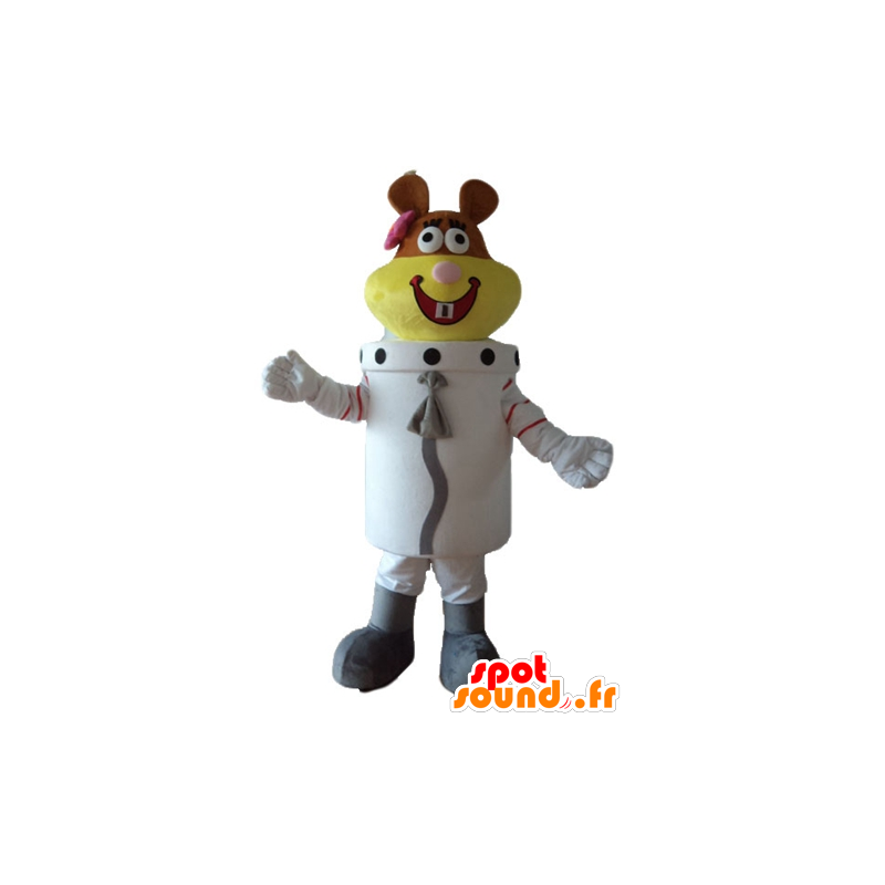 Astronaut Maskottchen Biber, Biberraum - MASFR23647 - Biber Maskottchen