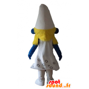 Šmoulinka maskot, slavné komické Šmoulové - MASFR23648 - Mascottes Les Schtroumpf