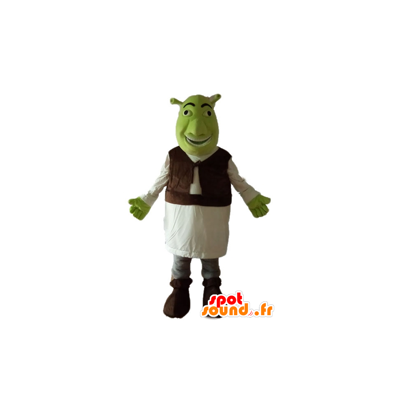 Maskotti Shrek, kuuluisa vihreä peikko sarjakuva - MASFR23654 - Shrek Maskotteja