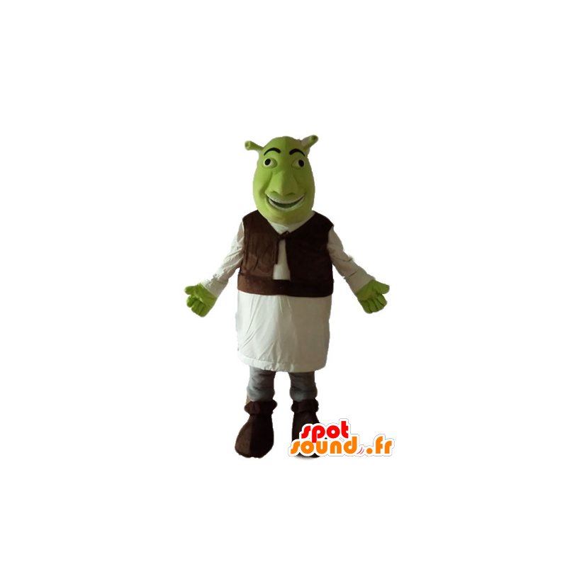 Shrek mascot, the famous green ogre cartoon - MASFR23654 - Mascots Shrek