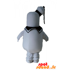 Mascotte de gros bonhomme blanc, de marin - MASFR23656 - Mascottes non-classées