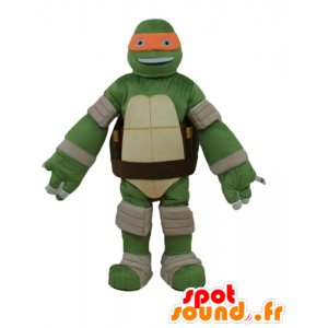 Mascot av Michelangelo, den berømte oransje turtle ninja turtles - MASFR23661 - kjendiser Maskoter