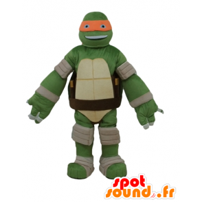 Mascot Michelangelo, die berühmten Orangen Schildkröte Ninja Turtles - MASFR23661 - Maskottchen berühmte Persönlichkeiten