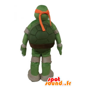 Mascot Michelangelo, the famous orange turtle ninja Turtles - MASFR23661 - Mascots famous characters